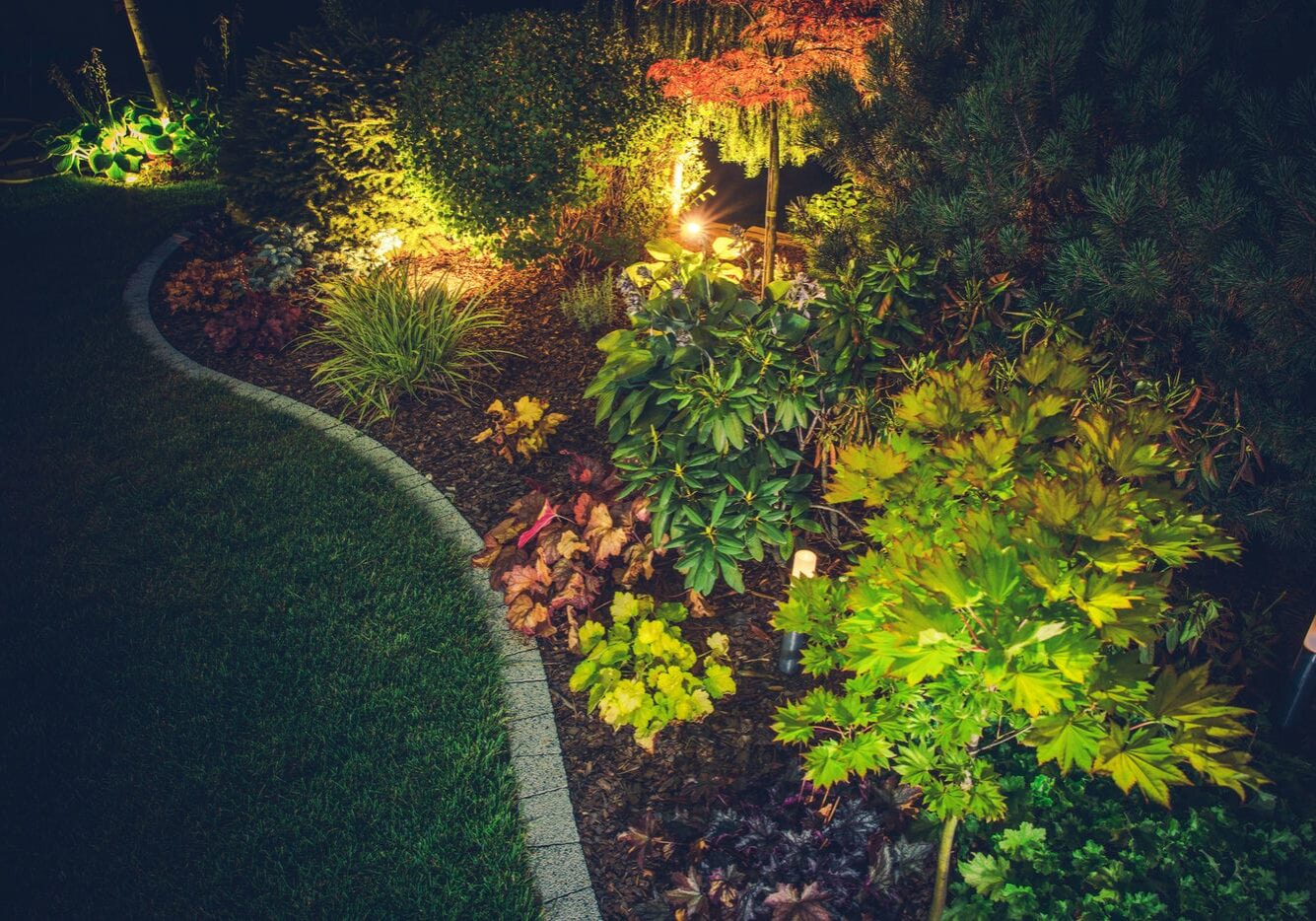 strategic landscape lighting